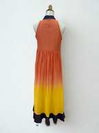 PANNA'S PANTRY ORANGE SLEEVELESS DRESS