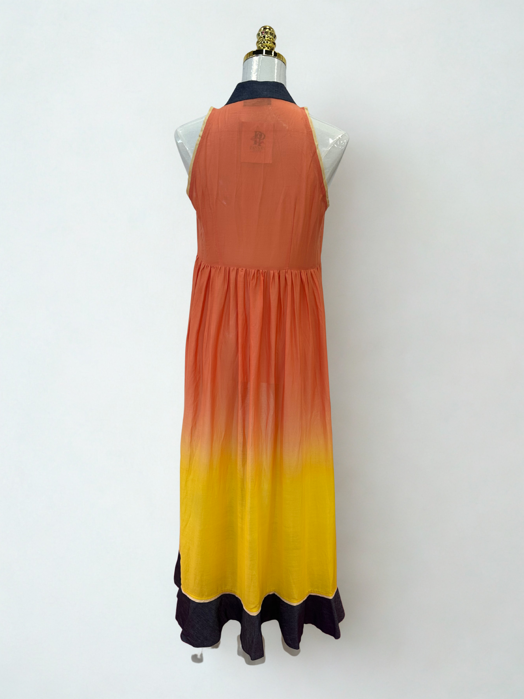 *PANNA'S PANTRY ORANGE SLEEVELESS DRESS