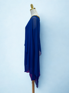 RAHUL N ANOUSHKA LONG BLUE DRESS