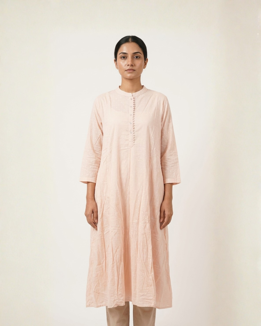 RITU KUMAR BABY PINK ANARKALI DRESS