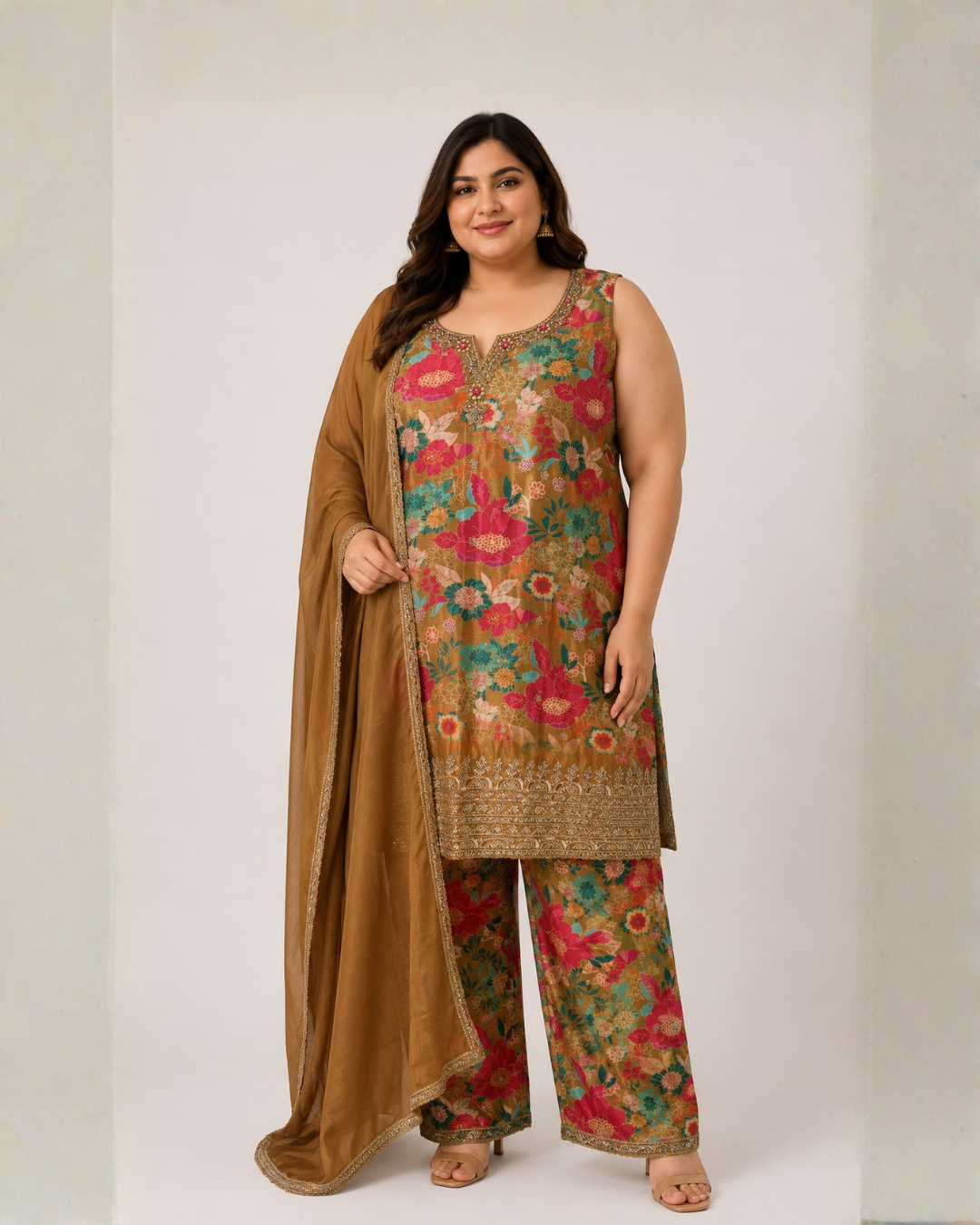 PANNA'S PANTRY FLORAL KURTA & PANT SET