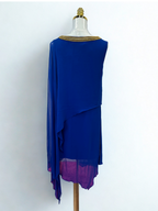 RAHUL N ANOUSHKA LONG BLUE DRESS