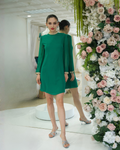 *CHERE D GREEN DRESS