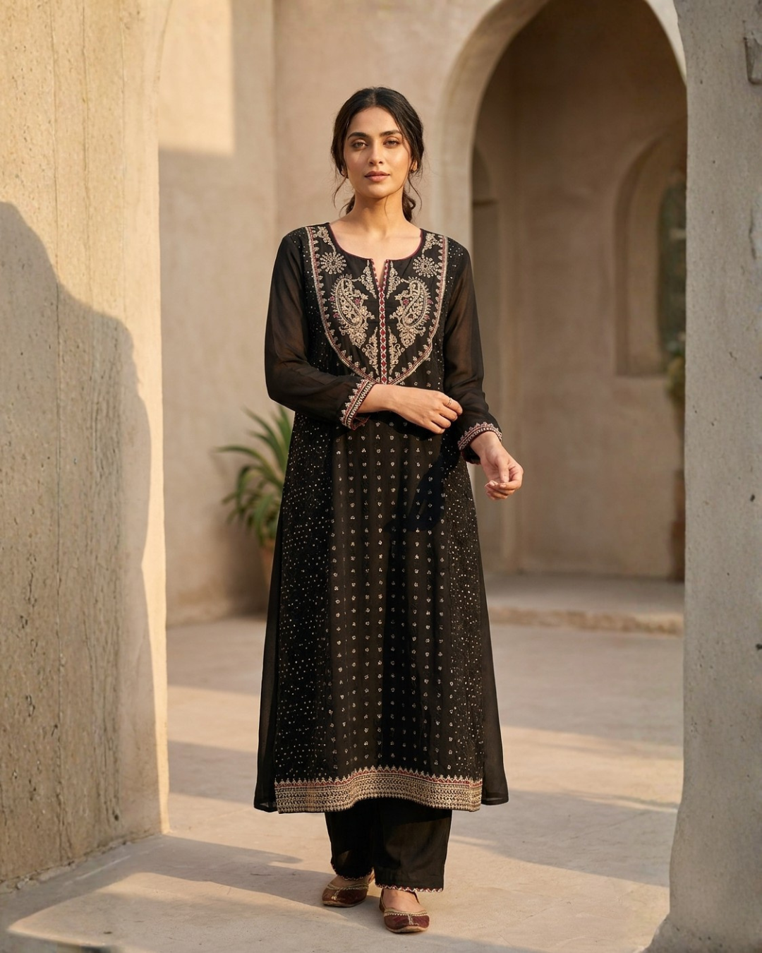 LAKSHITA KURTA AND PALAZZO PANTS SET