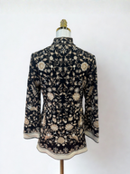 TARUN TAHILIANI BLACK AND CREAM SHORT KURTI