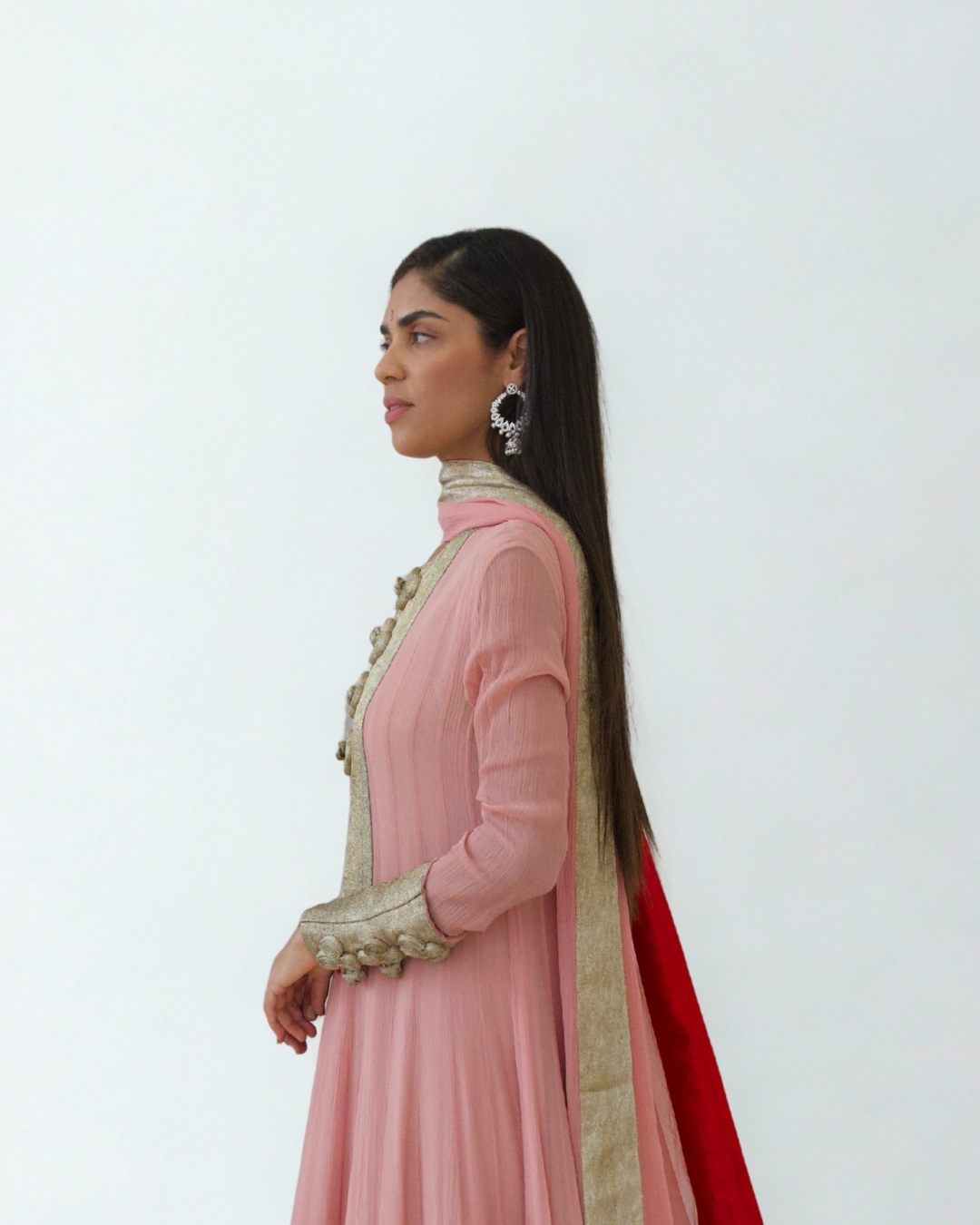 *ANAMIKA KHANNA PINK ANARKALI