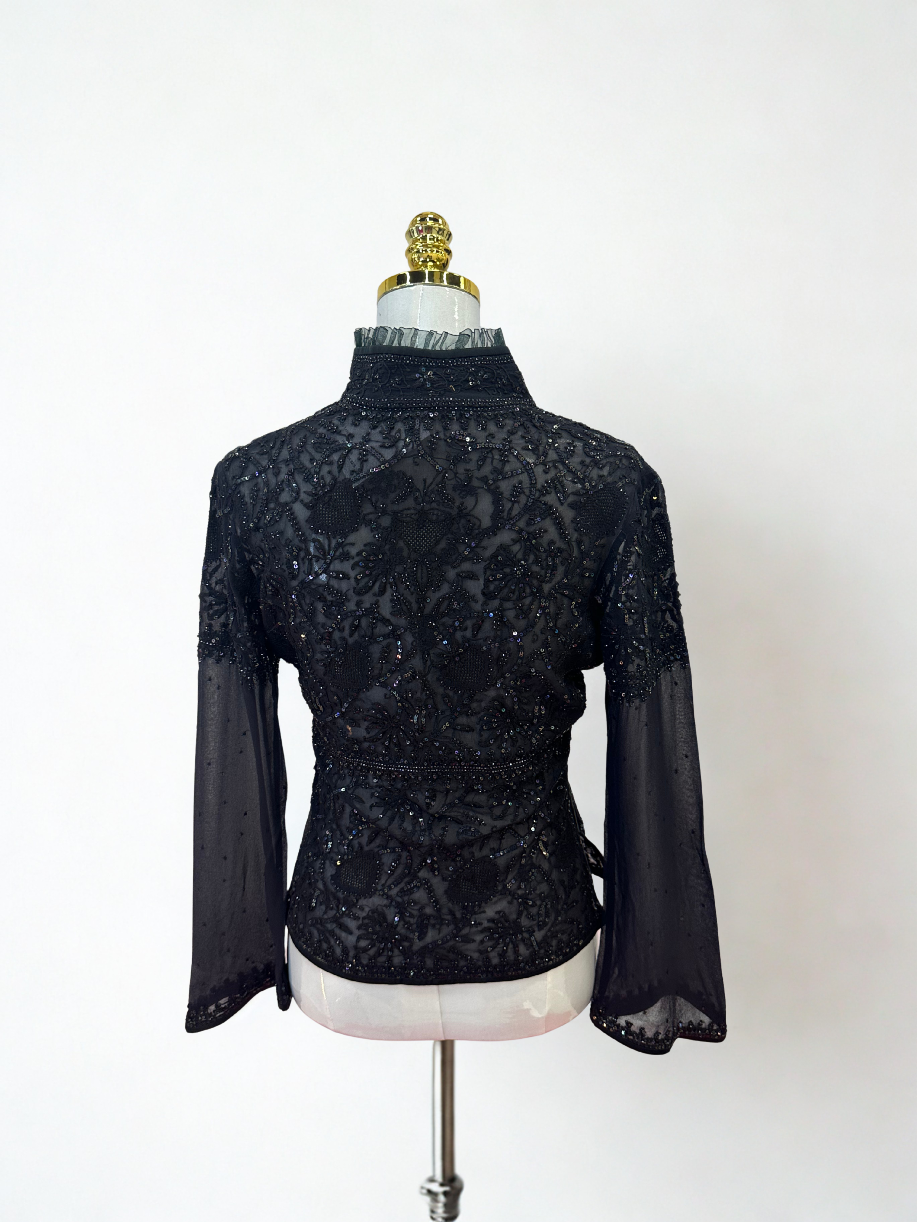 TARUN TAHILIANI BLACK SUIT JACKET