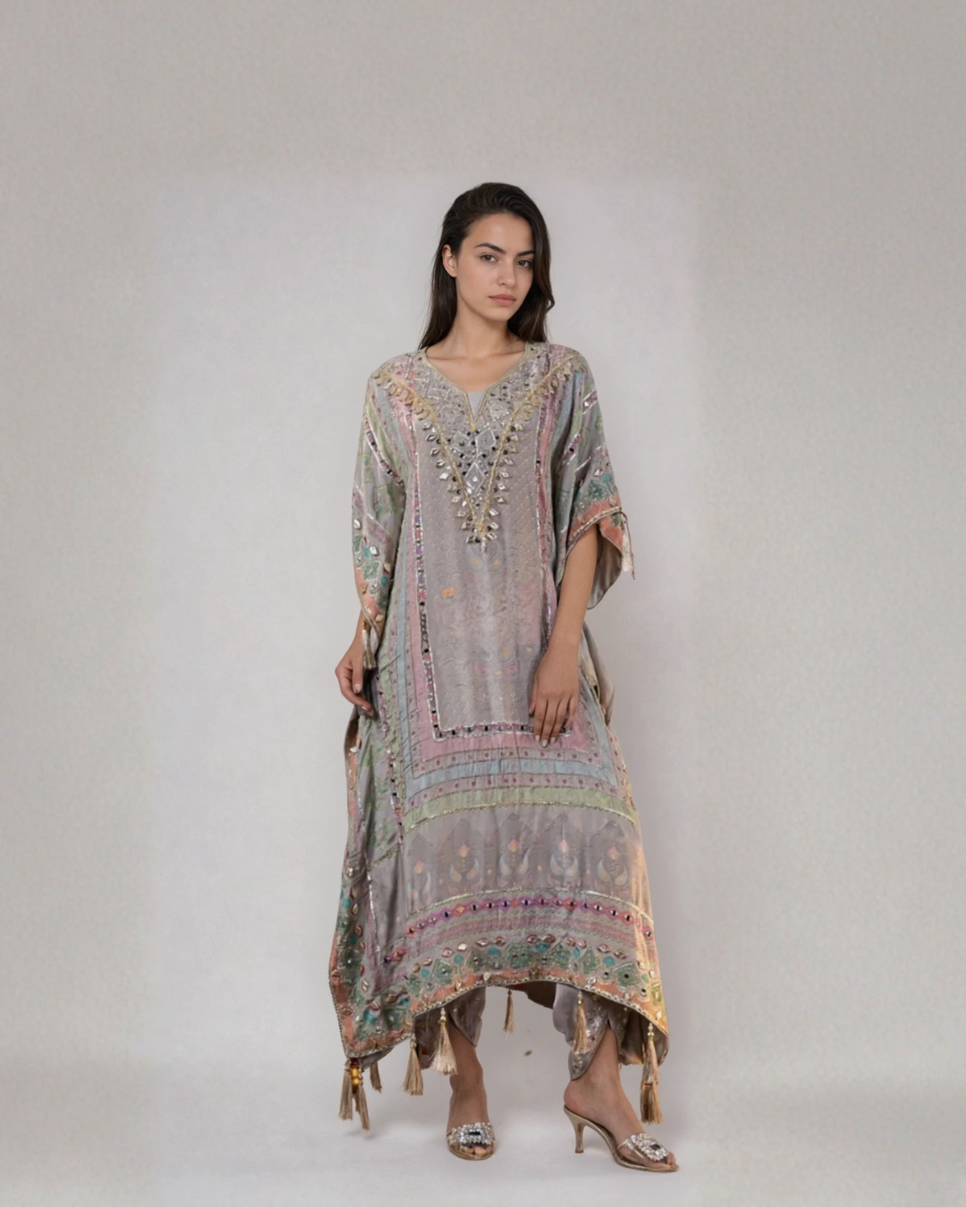 *PANNA'S PANTRY MULTICOLOR KAFTAN SUIT