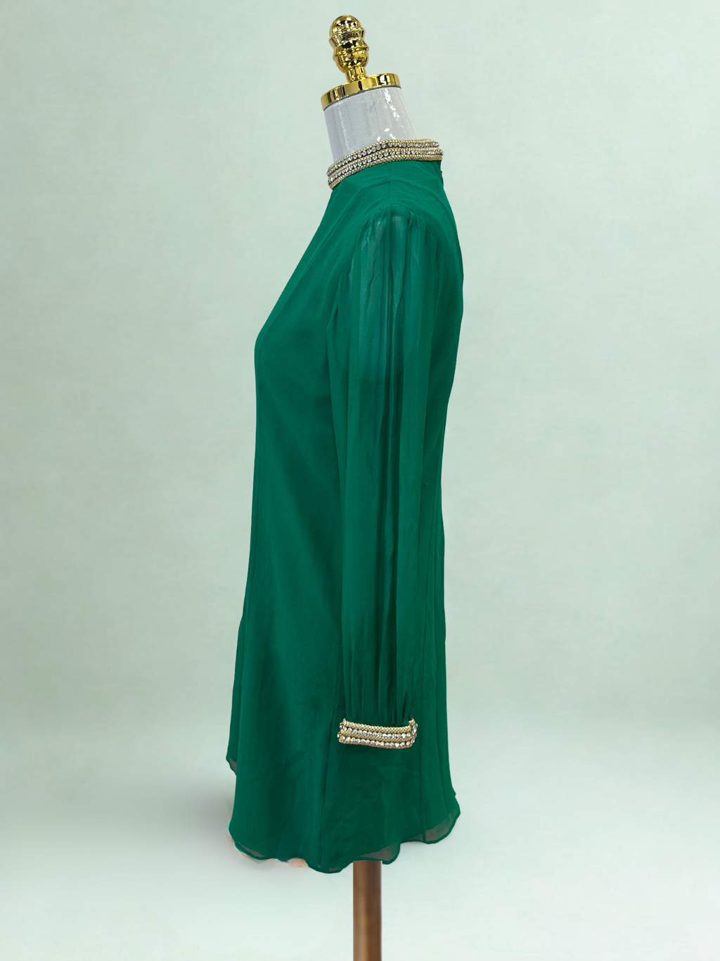 *CHERE D GREEN DRESS