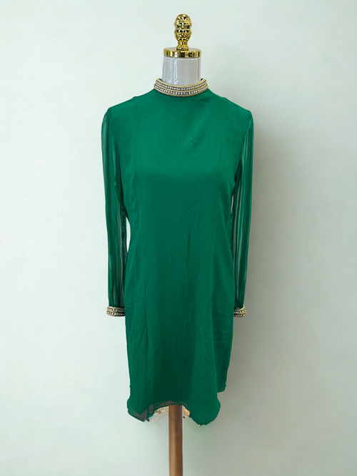 CHERE D GREEN DRESS