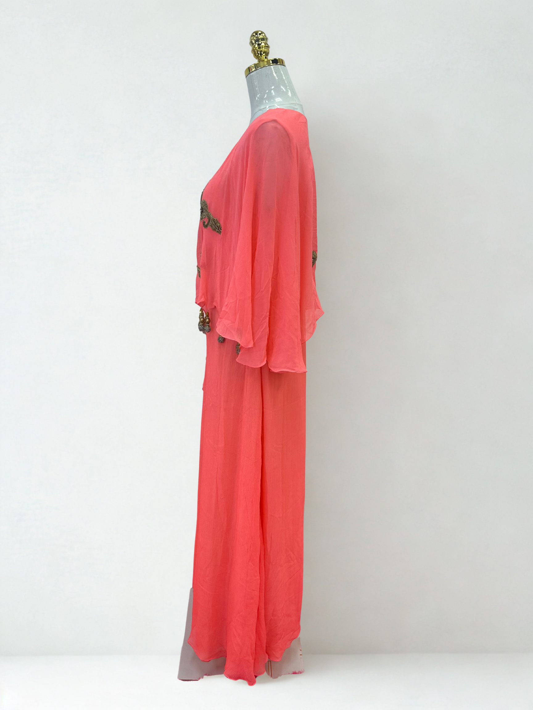 *PREETI JAHWAR CORAL DRESS