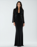 TARUN TAHILIANI BLACK SUIT JACKET