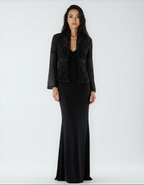 TARUN TAHILIANI BLACK SUIT JACKET