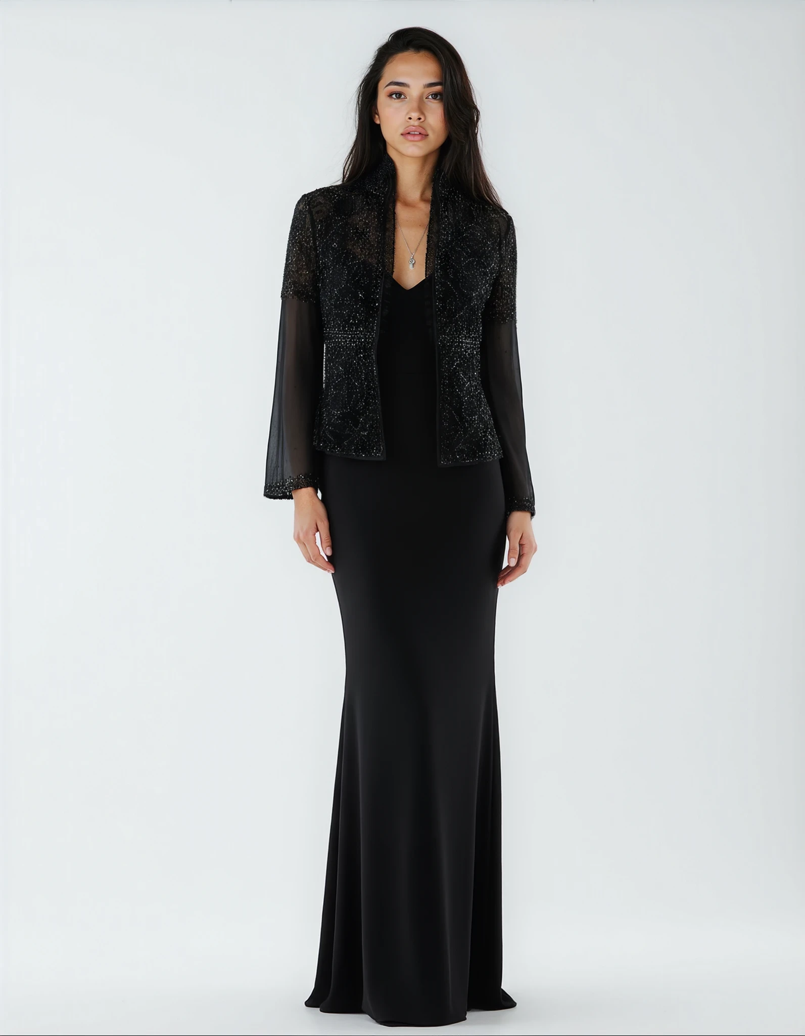 TARUN TAHILIANI BLACK SUIT JACKET