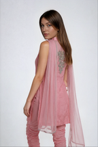 PANNA'S PANTRY LIGHT PINK KURTA SET