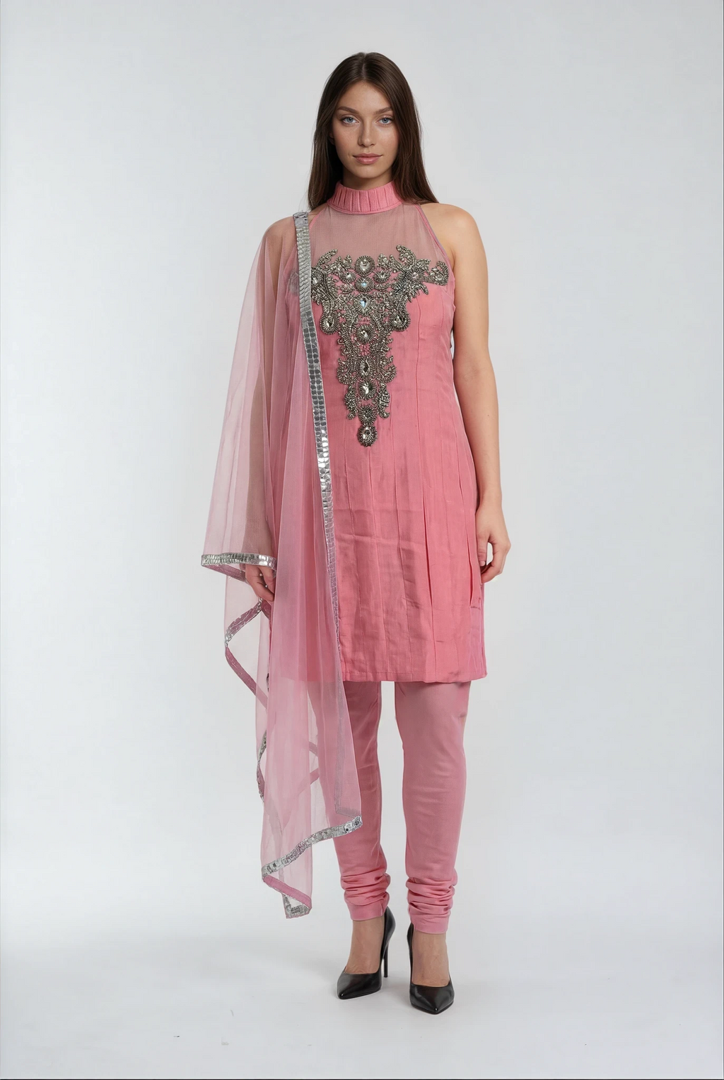 PANNA'S PANTRY LIGHT PINK KURTA SET