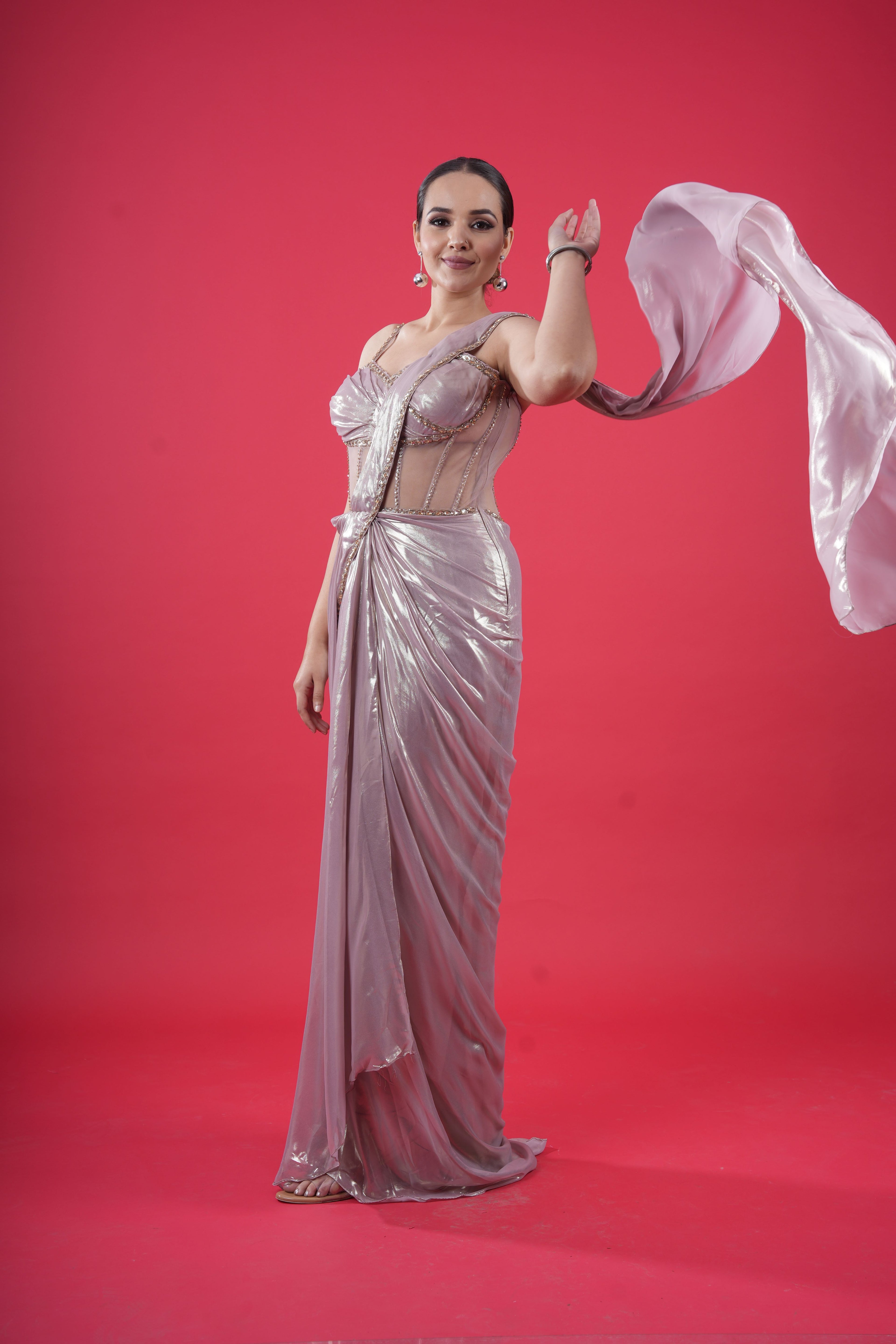 TANAKSH SAREE GOWN