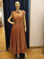 RABANI & RAKHA RUST ANARKALI