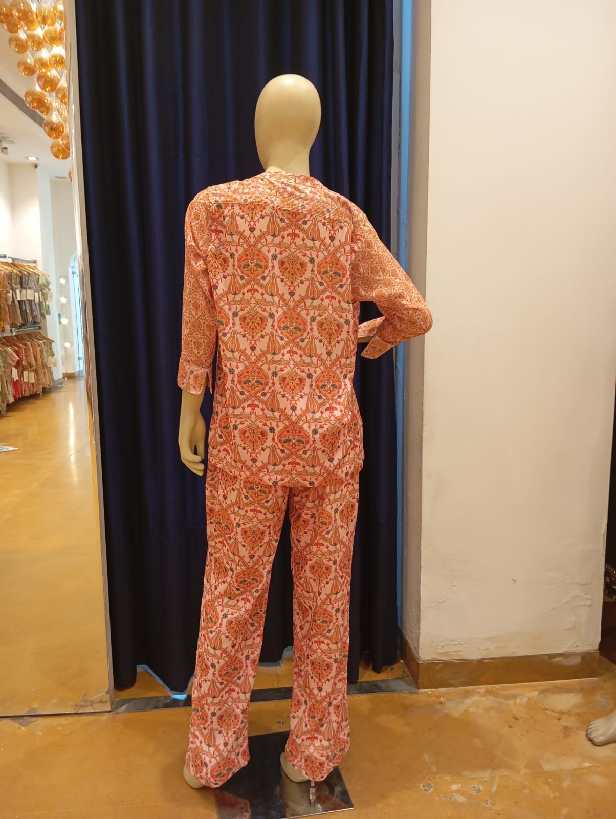 RABANI & RAKHI PINK PRINTED COORD SET
