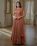 RABANI & RAKHA RUST ANARKALI